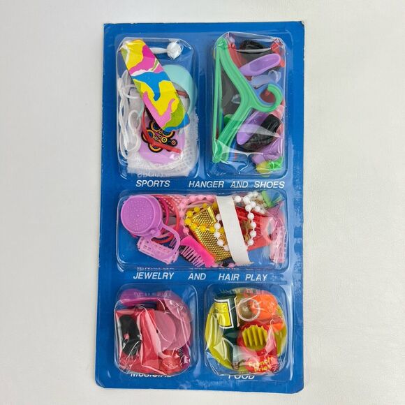 Ancestry Design Other - VTG Ancestry Design Fashion Doll Accessories Sealed Sports Hangers Shoes Jewelry